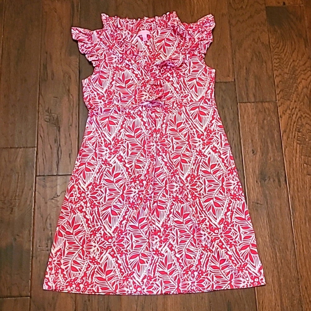 Lilly Pulitzer silk blend sleeveless dress size Large